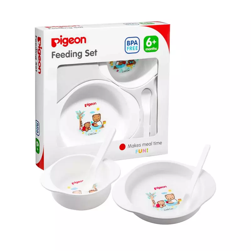 PIGEON BABY FEEDING SET FOR 6 MONTHS PLUS CHILDREN