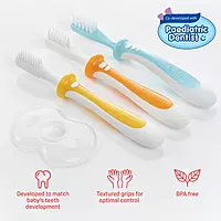 PIGEON BABY TRAINING TOOTHBRUSH LESSON 123 set PIGEON BABY TRAINING TOOTHBRUSH LESSON 123 set