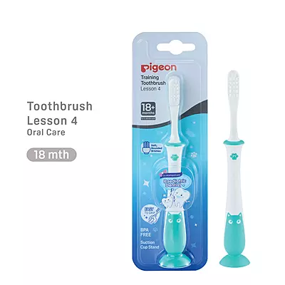 PIGEON BABY TRAINING TOOTHBRUSH LESSON 4