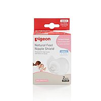PIGEON NATURAL FEEL NIPPLE SHIELD 2PCS WITH CASE PIGEON NATURAL FEEL NIPPLE SHIELD 2PCS WITH CASE