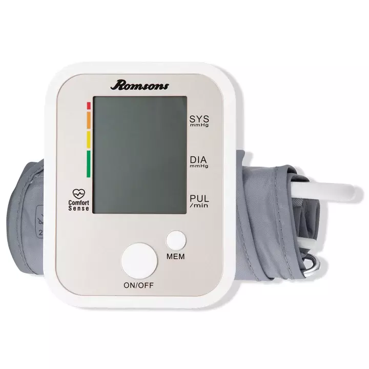 ROMSONS BP-10 AUTOMATIC DIGITAL BLOOD PRESSURE MONITOR ROMSONS BP-10 AUTOMATIC DIGITAL BLOOD PRESSURE MONITOR