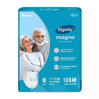 ROMSONS DIGNITY MAGNA ADULT DIAPERS ( TAPE STYLE )
