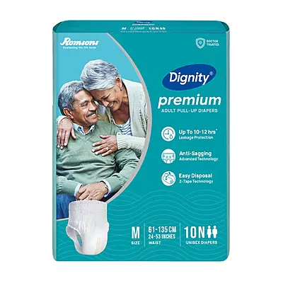 ROMSONS DIGNITY PREMIUM PULL UP ADULT DIAPERS (PANT STYLE)