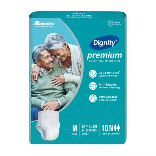 ROMSONS DIGNITY PREMIUM PULL UP ADULT DIAPERS (PANT STYLE) ROMSONS DIGNITY PREMIUM PULL UP ADULT DIAPERS (PANT STYLE)