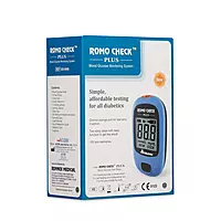 ROMSONS ROMO CHECK PLUS BLOOD GLUCOMETER ROMSONS ROMO CHECK PLUS BLOOD GLUCOMETER