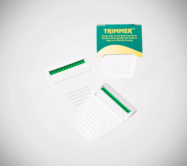 ROMSONS TRIMMER PLUS DISPOSABLE SKIN PREP RAZOR (50 PCS/PACK) ROMSONS TRIMMER PLUS DISPOSABLE SKIN PREP RAZOR (50 PCS/PACK)