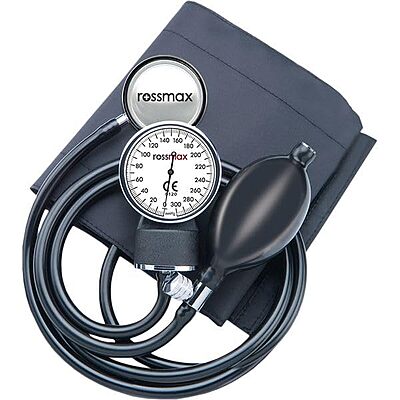 ROSSMAX GB112 ANEROID BLOOD PRESSURE MONITOR SPHYGMOMANOMETER WITH STETHOSCOPE DUAL HEAD