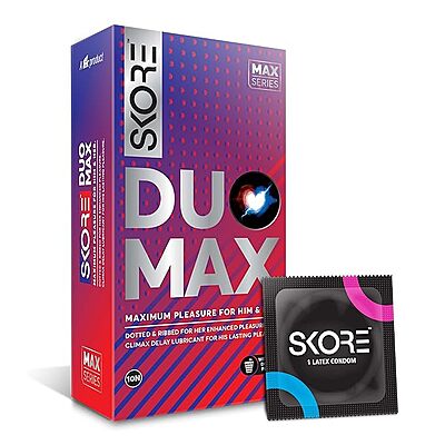 SKORE DUO MAX PREMIUM CONDOM