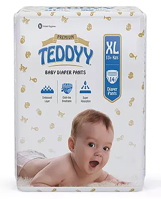 TEDDYY PREMIUM DIAPER PANTS - EXTRA LARGE (XL)
