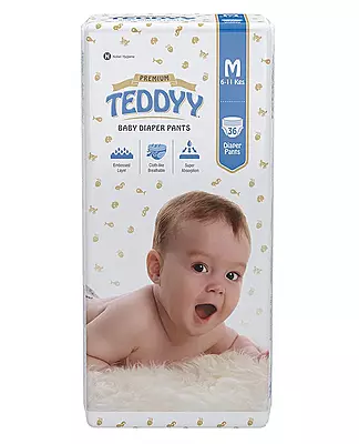 TEDDYY PREMIUM DIAPER PANTS - MEDIUM (M)