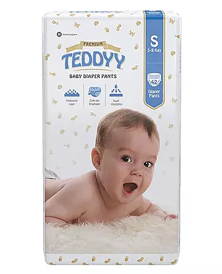 TEDDYY PREMIUM DIAPER PANTS - SMALL (S)