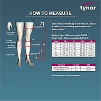 TYNOR MEDICAL COMP STOCKING( PAIR)I70 THIGH HIGH CLASS2