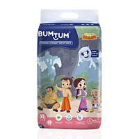 BUMTUM CHHOTA BHEEM DIAPER PANTS EXTRA LARGE 48 COUNT BUMTUM CHHOTA BHEEM DIAPER PANTS EXTRA LARGE 48 COUNT