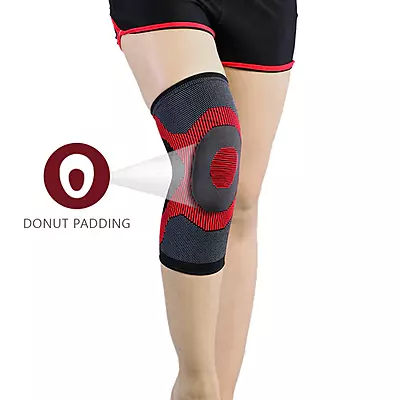 VISSCO 3D KNEE CAP WITH DONUT CAP