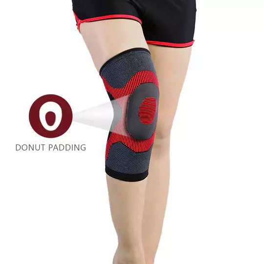 VISSCO 3D KNEE CAP WITH DONUT CAP VISSCO 3D KNEE CAP WITH DONUT CAP