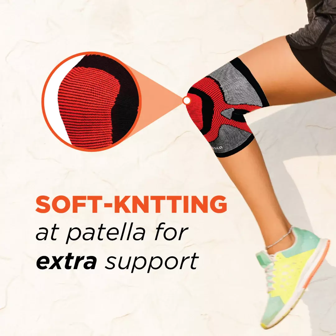 VISSCO 3D KNEE CAP WITH DONUT CAP VISSCO 3D KNEE CAP WITH DONUT CAP