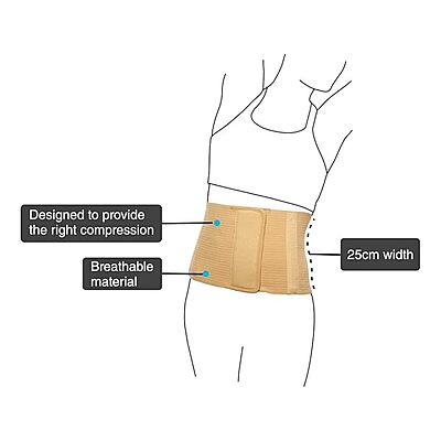 VISSCO ABDOMINAL BELT 10"