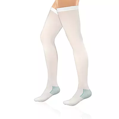 VISSCO ANTI EMBOLISM STOCKINGS THIGH LOWER INSPECTION HOLE
