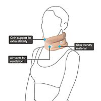 VISSCO CERVICAL COLLAR WITH CHIN SUPPORT VISSCO CERVICAL COLLAR WITH CHIN SUPPORT