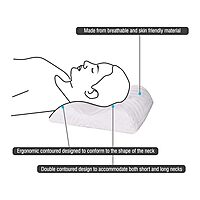 VISSCO CERVICAL CONTOURED PILLOW VISSCO CERVICAL CONTOURED PILLOW