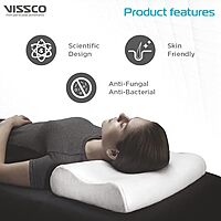 VISSCO CONTOURED MEMORY FOAM PILLOW VISSCO CONTOURED MEMORY FOAM PILLOW