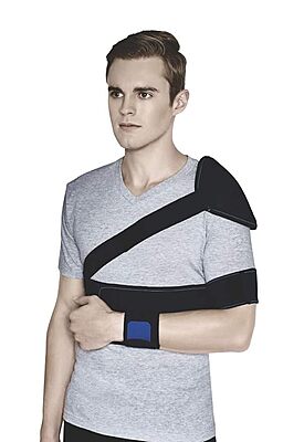 VISSCO ELASTIC SHOULDER IMMOBILIZER WITH CAP