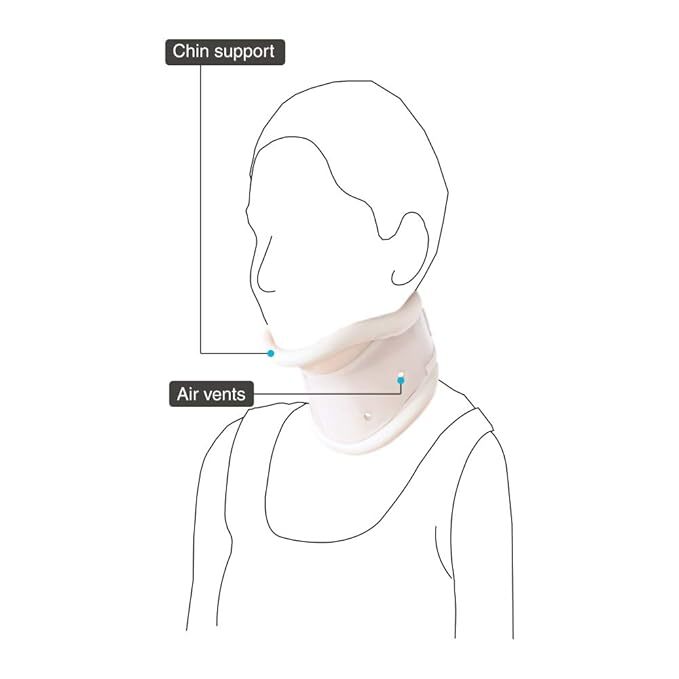 VISSCO FIRM CERVICAL COLLAR WITH CHIN SUPPORT VISSCO FIRM CERVICAL COLLAR WITH CHIN SUPPORT