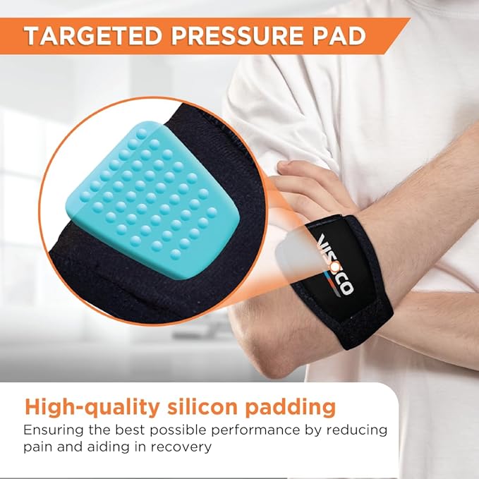 VISSCO TENNIS ELBOW SUPPORT MILD SUPPORT VISSCO TENNIS ELBOW SUPPORT MILD SUPPORT