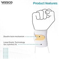 VISSCO WRIST BAND WITH DOUBLE LOCK VISSCO WRIST BAND WITH DOUBLE LOCK