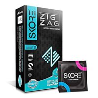 SKORE ZIG ZAG CONDOMS SKORE ZIG ZAG CONDOMS