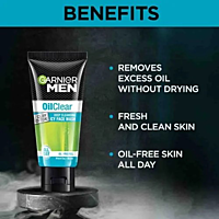 GARNIER MEN OIL CLEAR CLAY D - TOX FACEWASH GARNIER MEN OIL CLEAR CLAY D - TOX FACEWASH