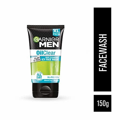 GARNIER MEN OIL CLEAR CLAY D - TOX FACEWASH