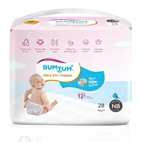 BUMTUM ULTRA SLIM DIAPER PANTS UV PROTECTED NEW BORN 28 COUNT BUMTUM ULTRA SLIM DIAPER PANTS UV PROTECTED NEW BORN 28 COUNT