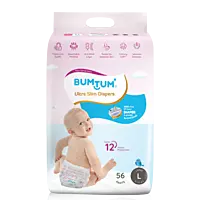 BUMTUM ULTRA SLIM DIAPER PANTS UV PROTECTED LARGE 56 COUNT BUMTUM ULTRA SLIM DIAPER PANTS UV PROTECTED LARGE 56 COUNT