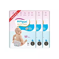 BUMTUM ULTRA SLIM DIAPER PANTS UV PROTECTED LARGE 56 COUNT BUMTUM ULTRA SLIM DIAPER PANTS UV PROTECTED LARGE 56 COUNT